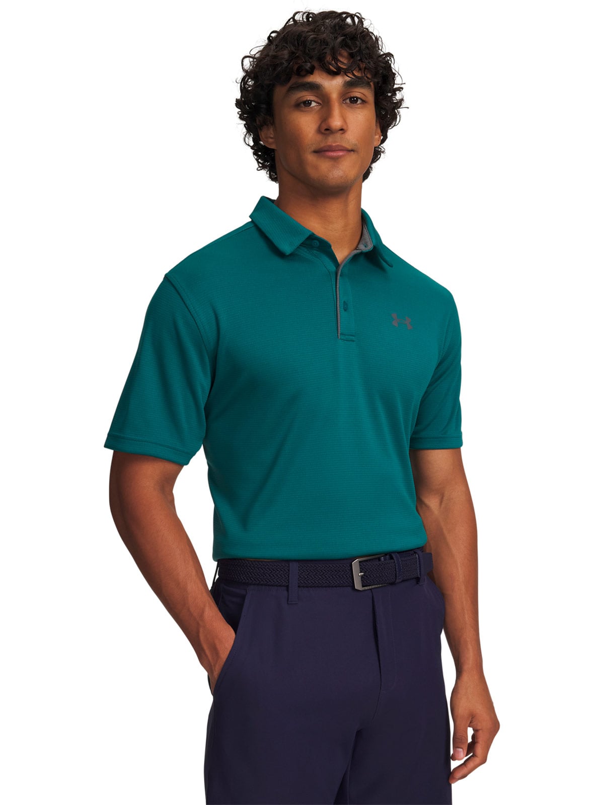 POLO HOMBRE UNDER ARMOUR VERDE TECH POLO - 1