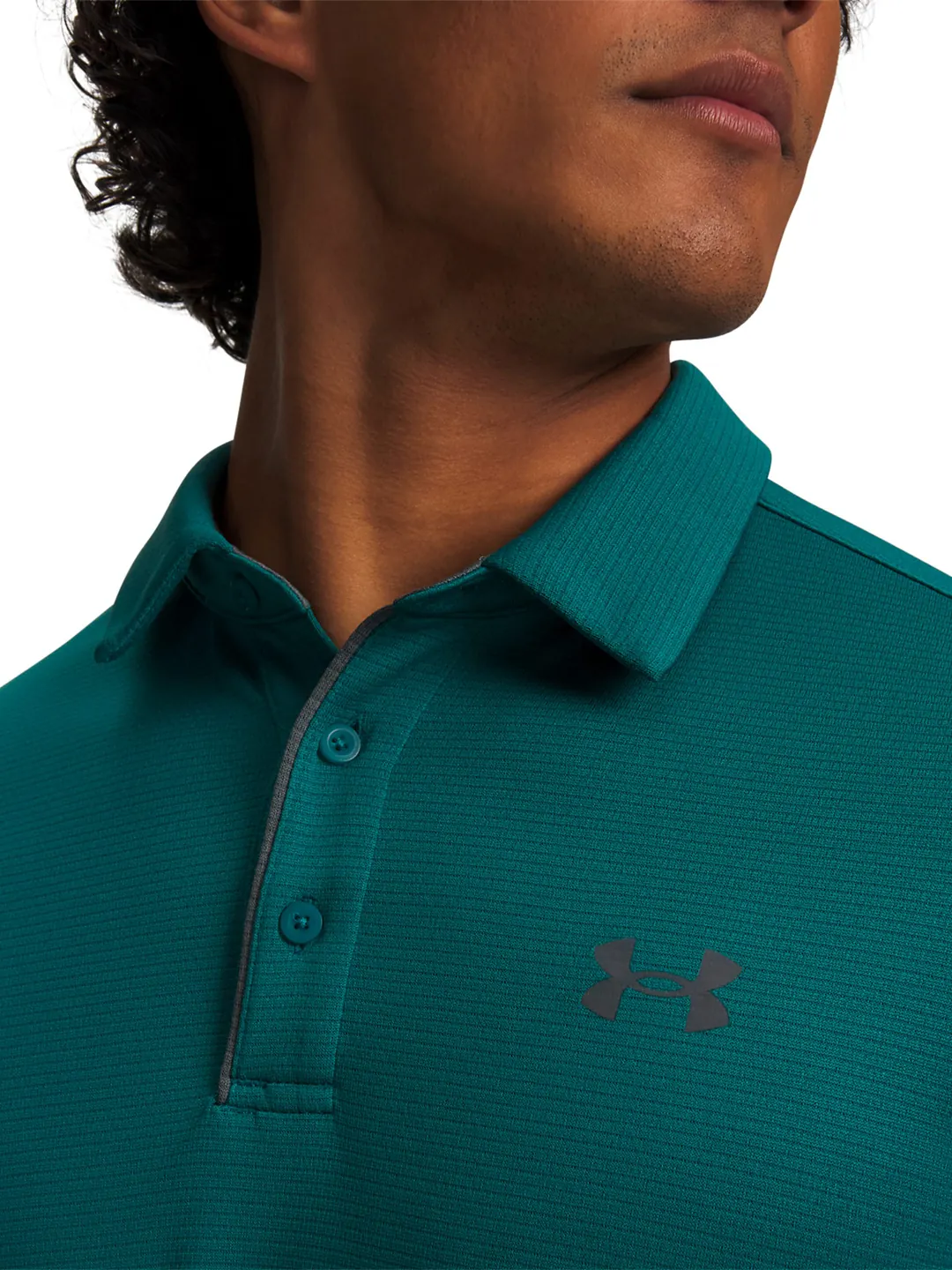 POLO HOMBRE UNDER ARMOUR VERDE TECH POLO - 3