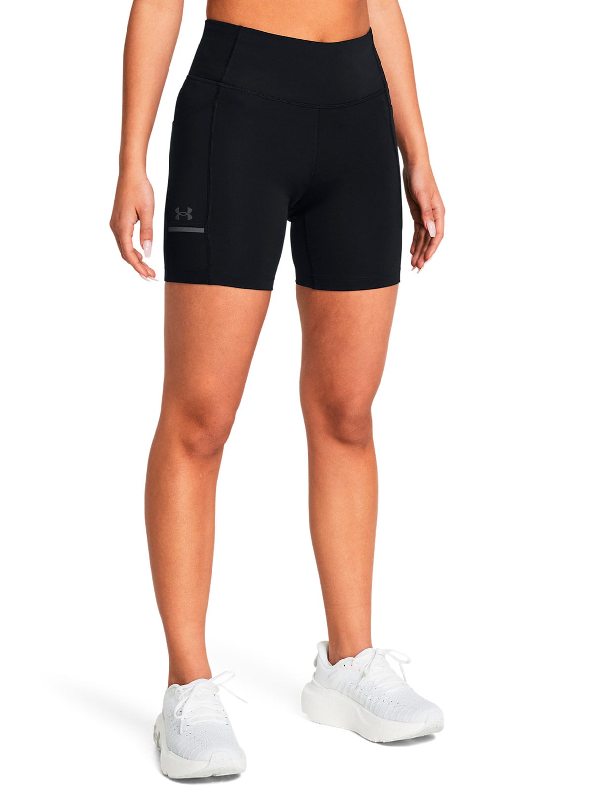 SHORT DEPORTIVO MUJER UNDER ARMOUR NEGRO LAUNCH HALF - 1