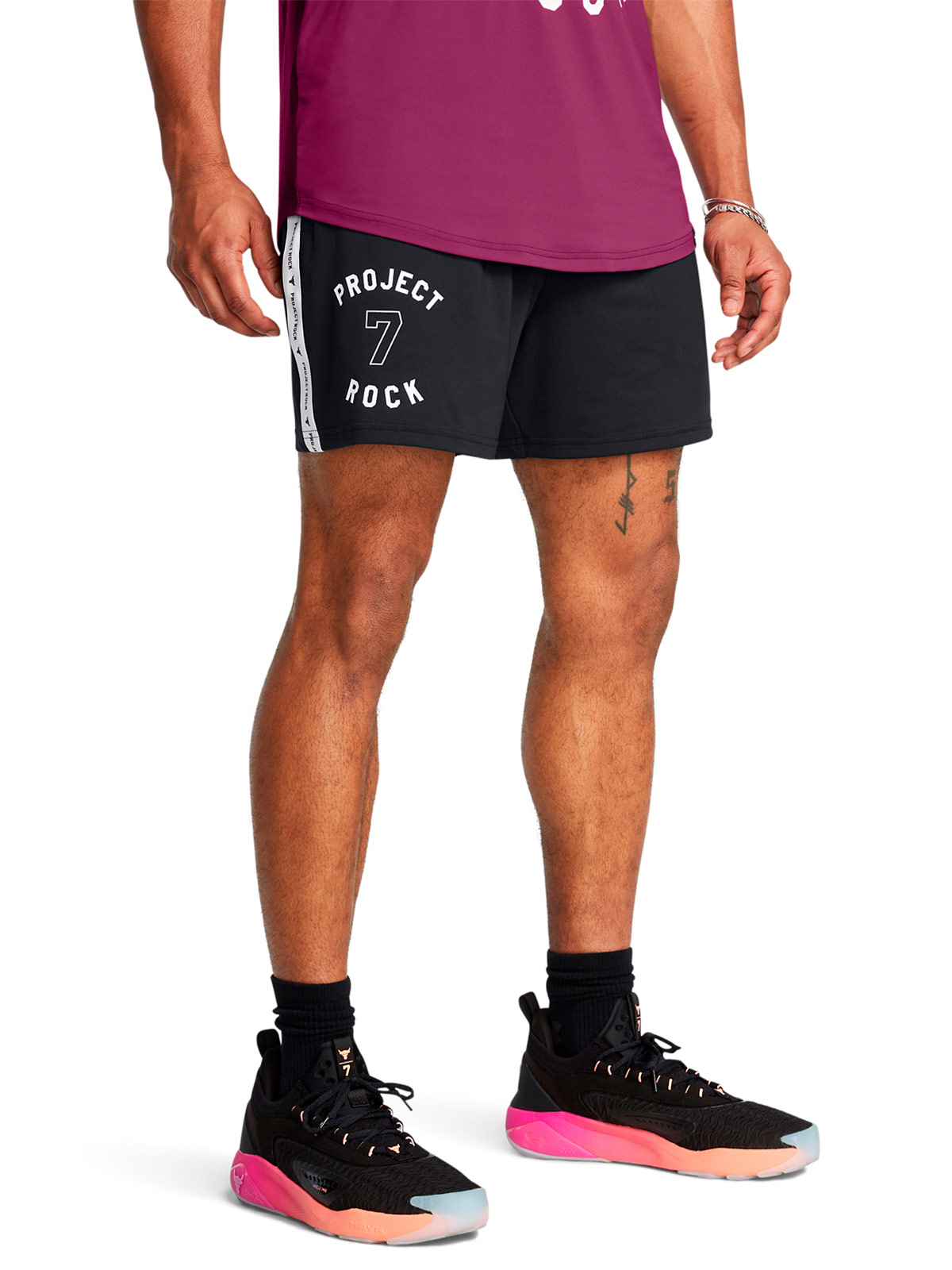 BERMUDA HOMBRE UNDER ARMOUR NEGRO PROJECT ROCK - 1
