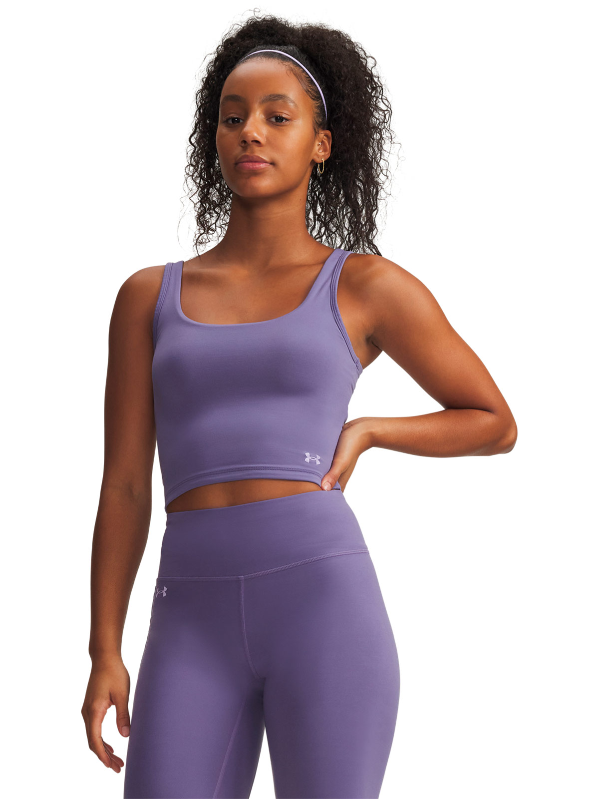 TOP DEPORTIVO MUJER UNDER ARMOUR MORADO MOTION TANK - 1