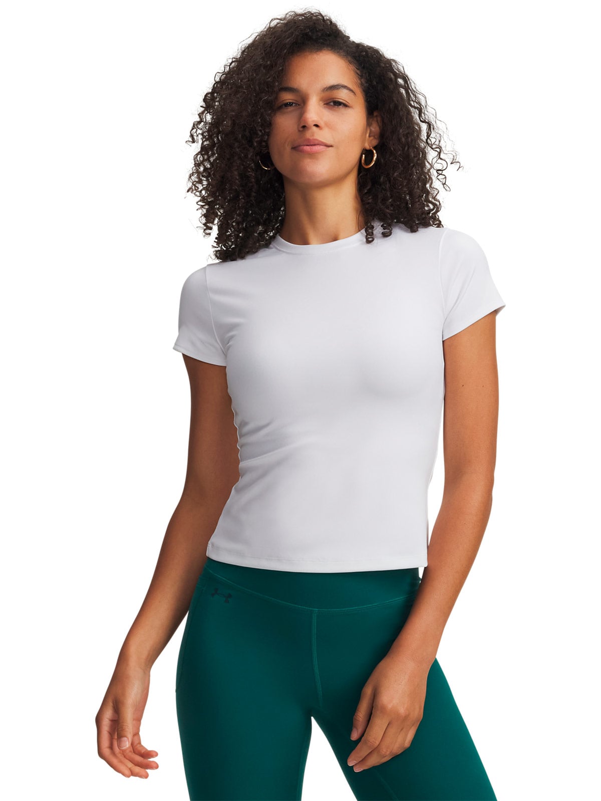 POLO DEPORTIVO MUJER UNDER ARMOUR BLANCO MOTION FITTED - 1