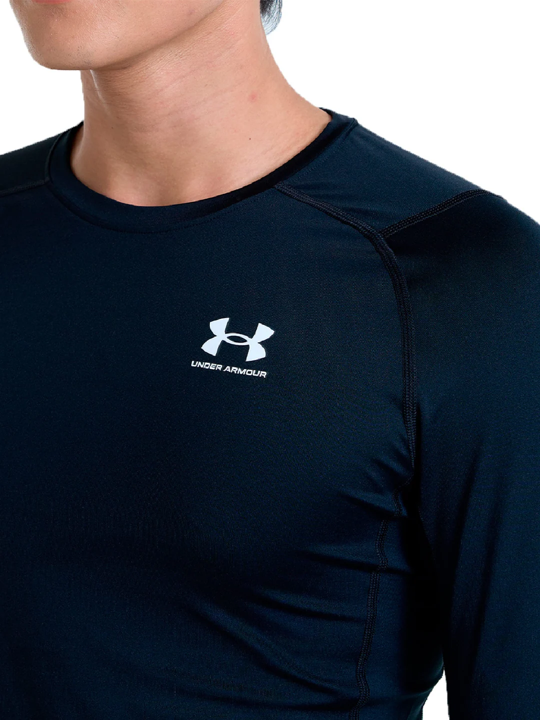 POLO MANGA LARGA HOMBRE UNDER ARMOUR NEGRO - 3