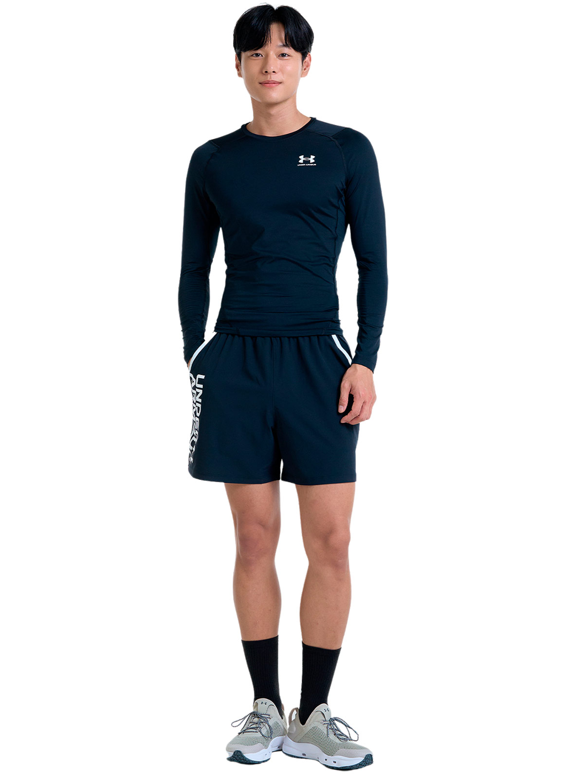 POLO MANGA LARGA HOMBRE UNDER ARMOUR NEGRO - 5