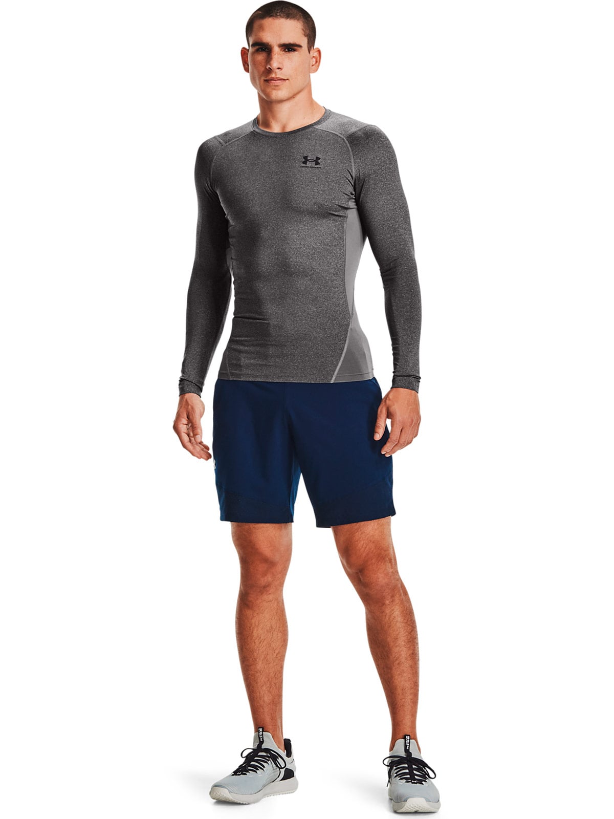 POLO MANGA LARGA HOMBRE UNDER ARMOUR GRIS - 4