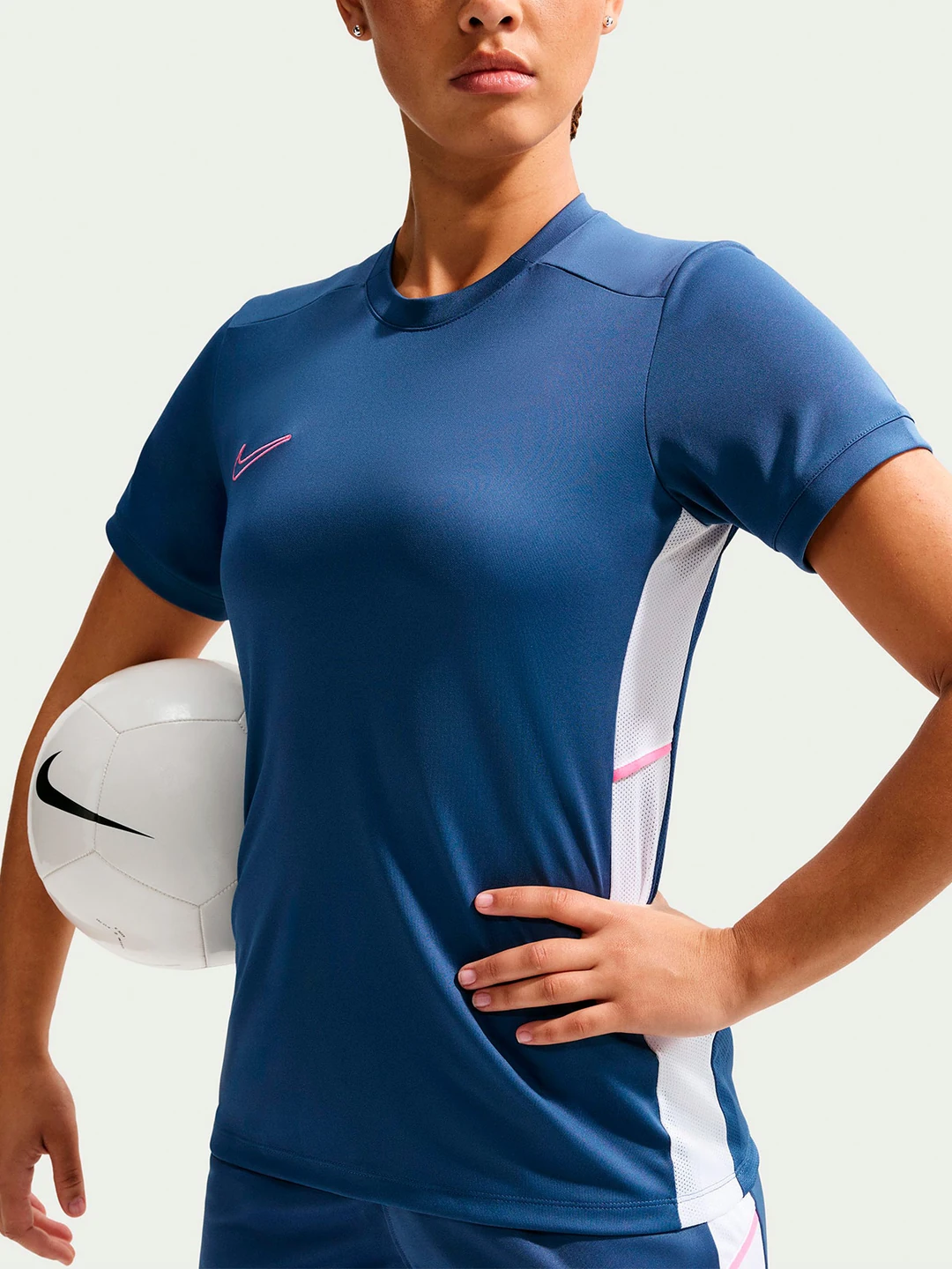 POLO MUJER NIKE AZUL TOP SS - 1