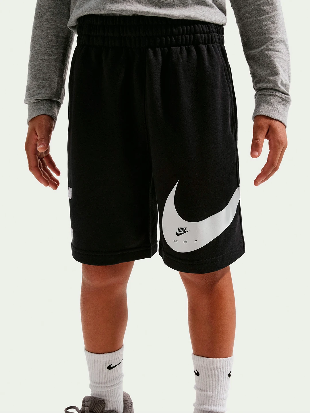 SHORT INFANTIL UNISEX NIKE NEGRO CLUB FT - 1