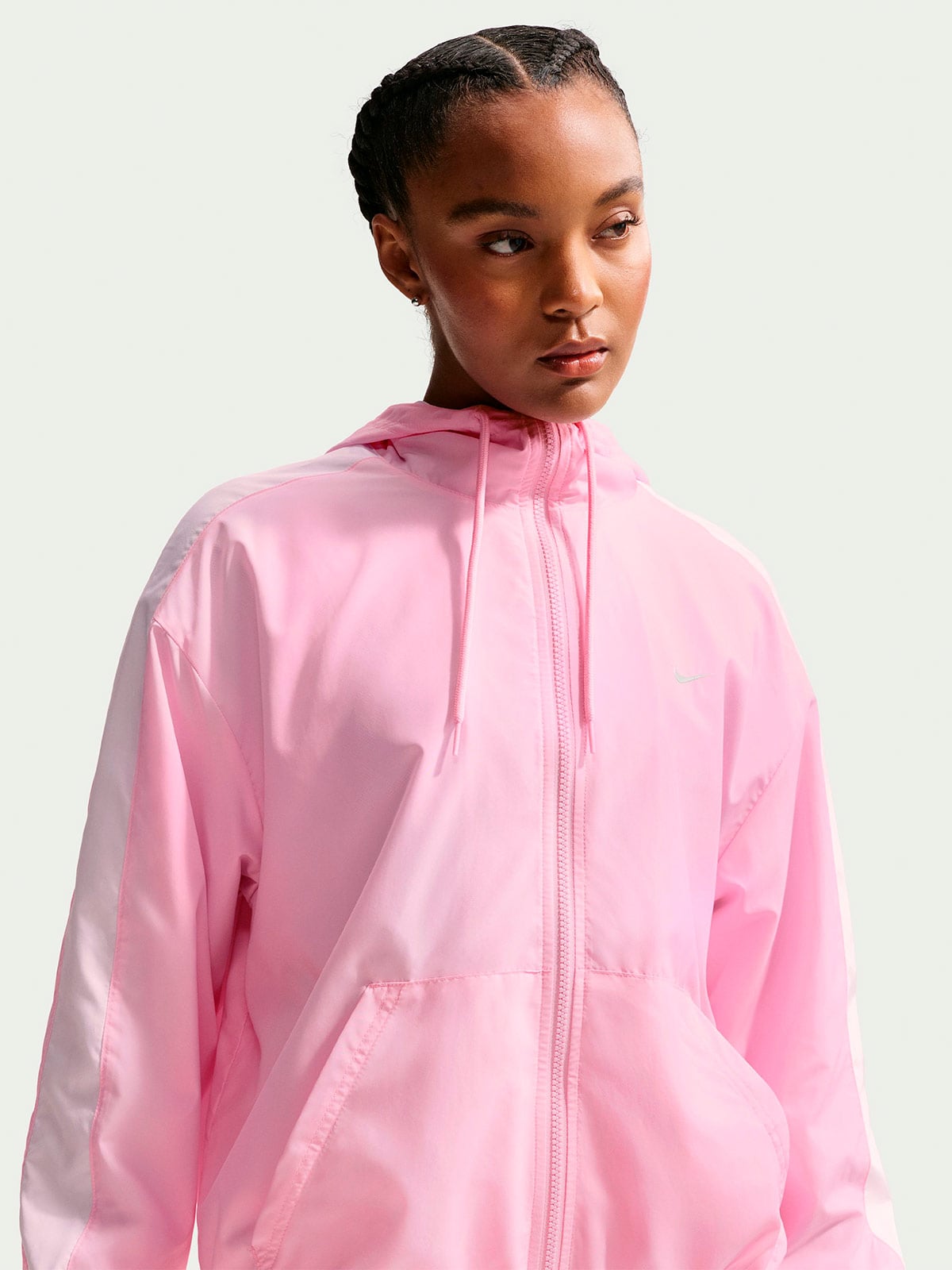 CASACA MUJER NIKE ROSADO ESSENTIAL UV - 1