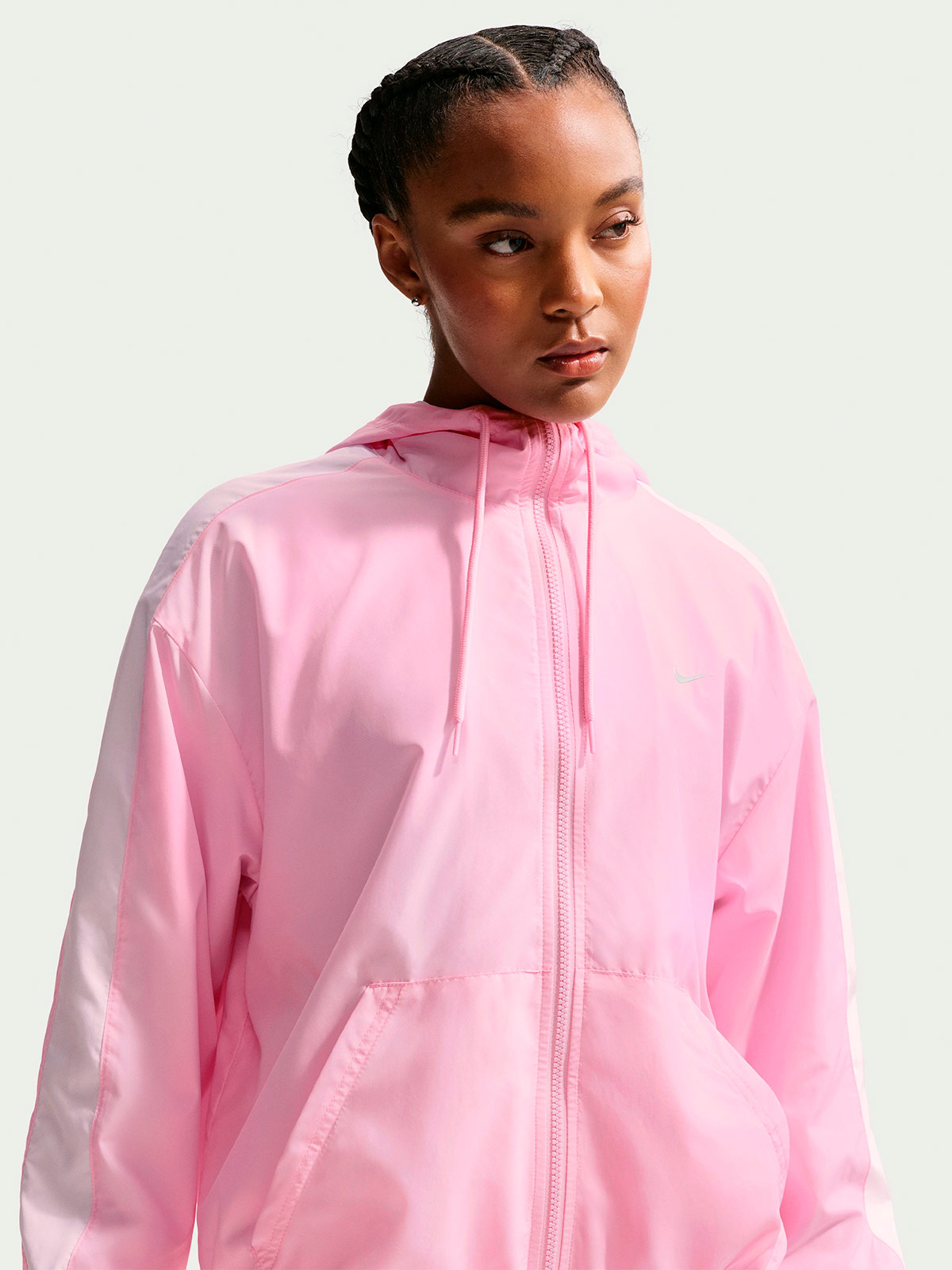 CASACA MUJER NIKE ROSADO ESSENTIAL UV - 1