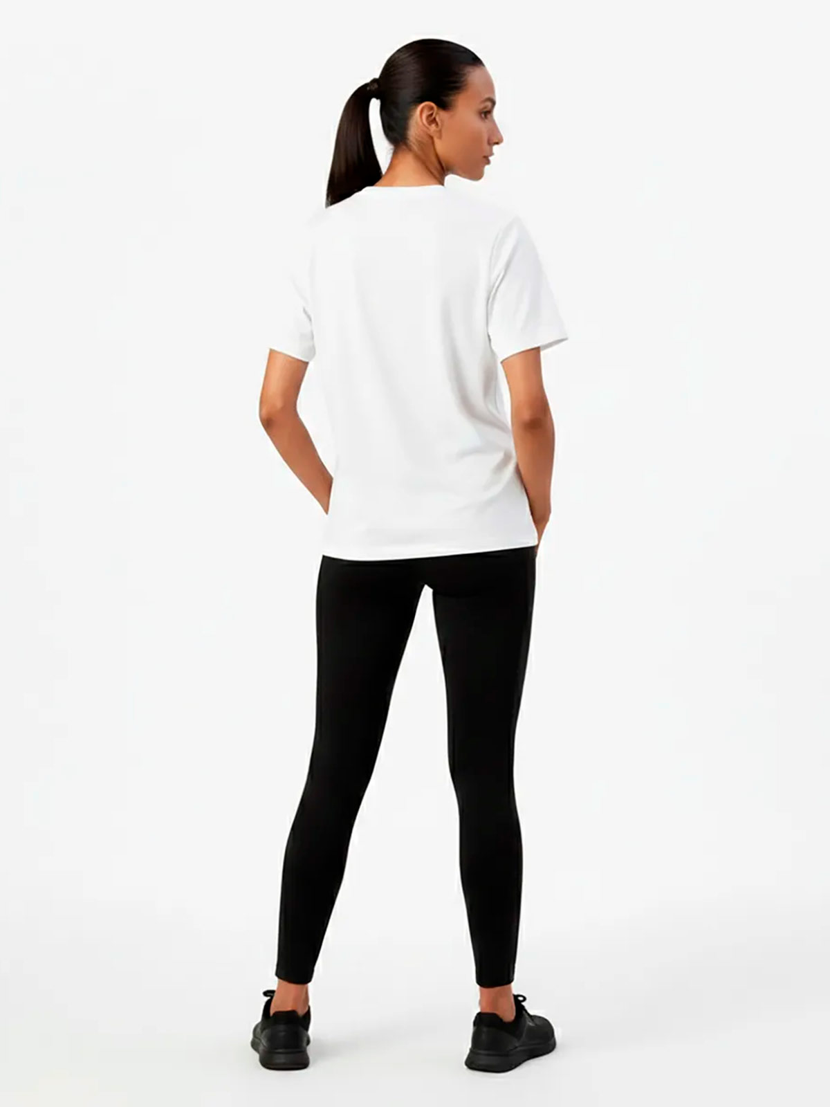 POLO ALGODÓN MUJER REEBOK BLANCO MID CHEST - 4