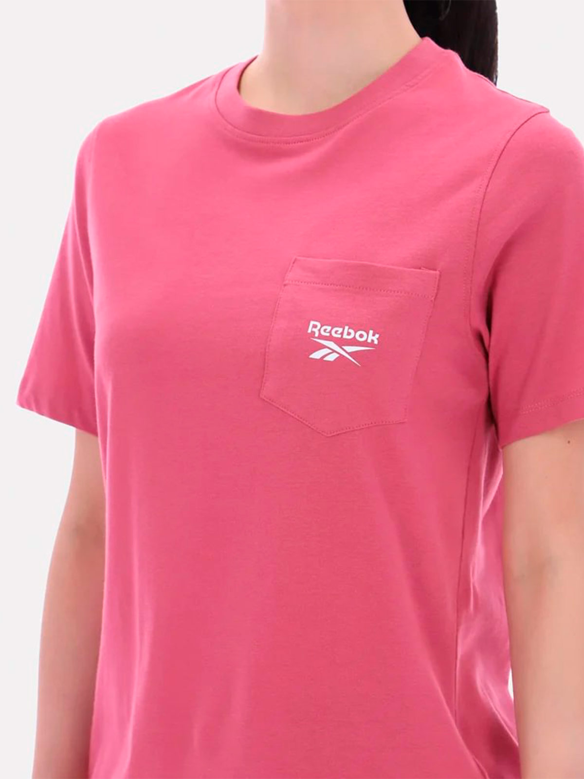 POLO ALGODÓN HOMBRE REEBOK GUINDA LEX SMALL LOGO - 5