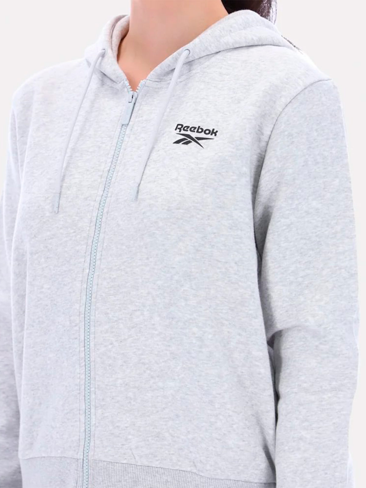 POLERA HOMBRE REEBOK GRIS VIOLA ZIP - 5