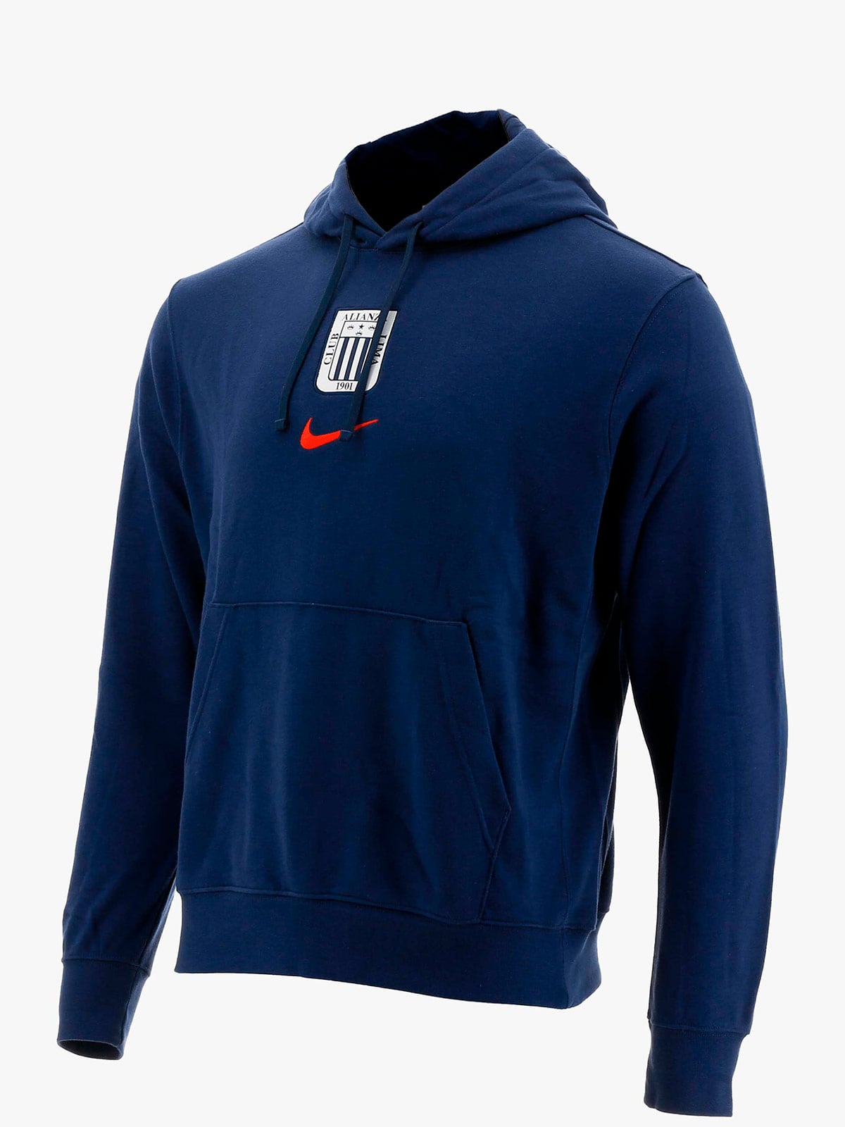 POLERA HOMBRE NIKE AZUL CLUB HOODIE - 1