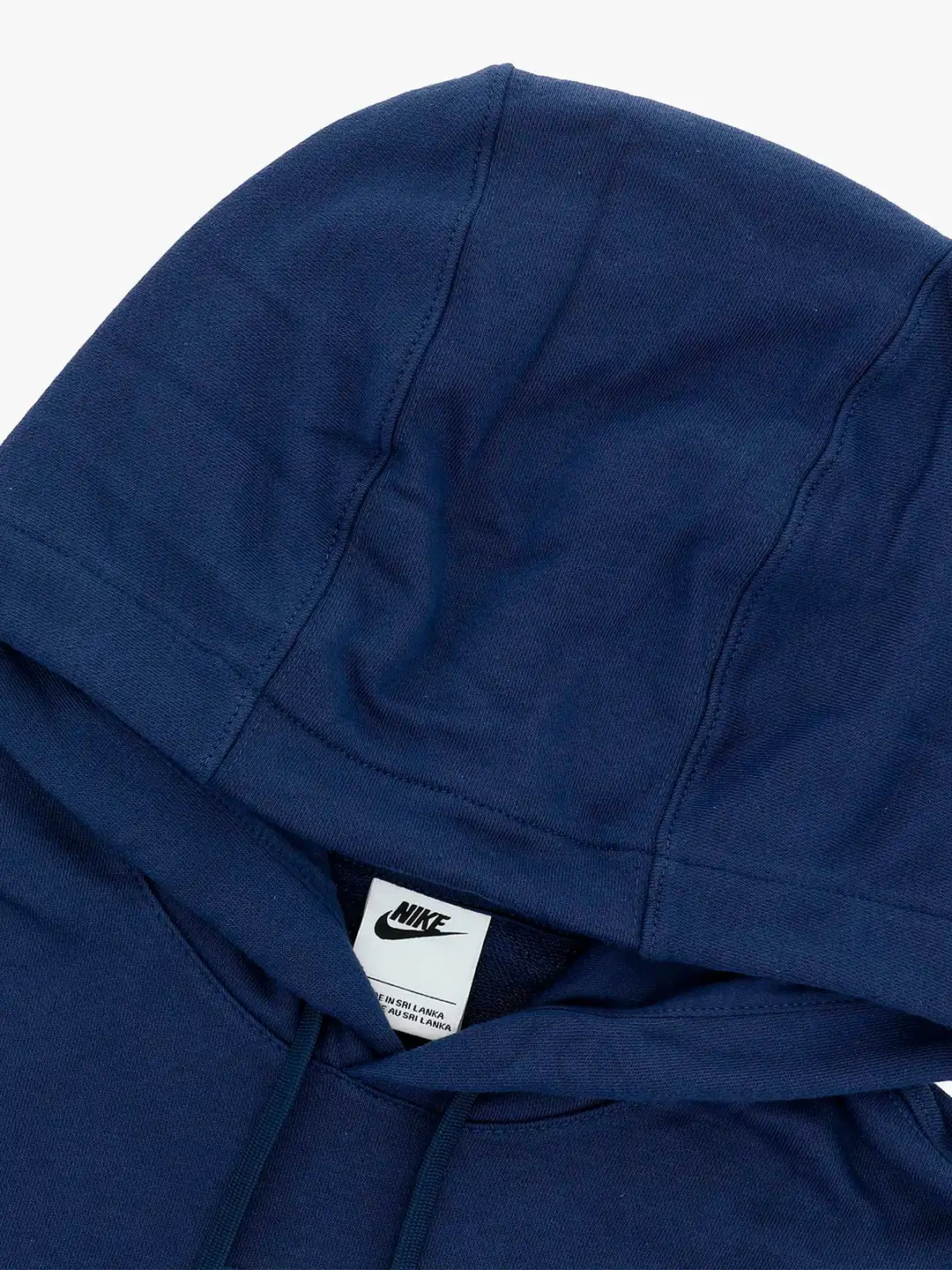 POLERA HOMBRE NIKE AZUL CLUB HOODIE - 3