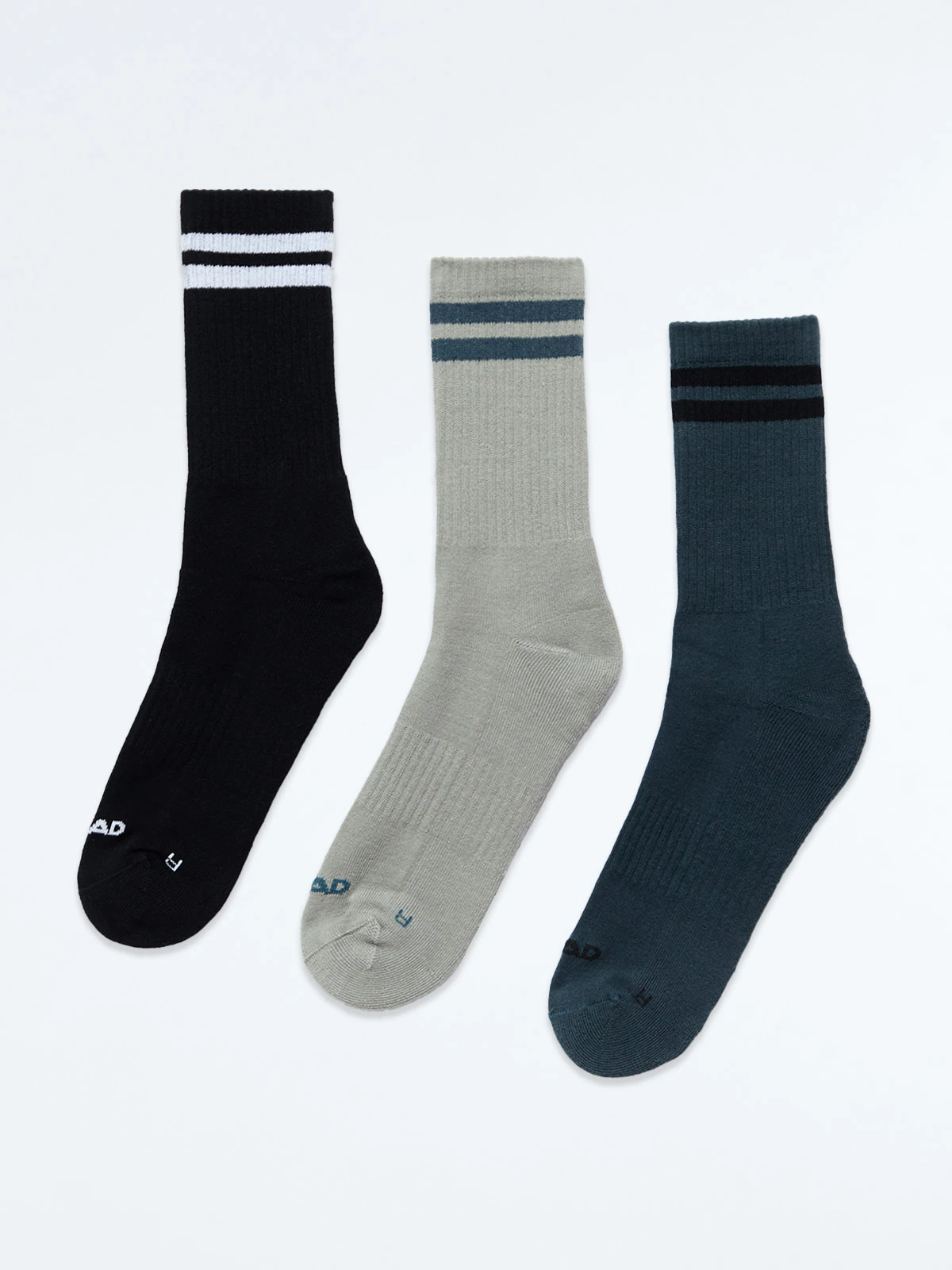 PACK X2 MEDIAS HOMBRE HEAD BLANCO PERFORMANCE CREW - 2