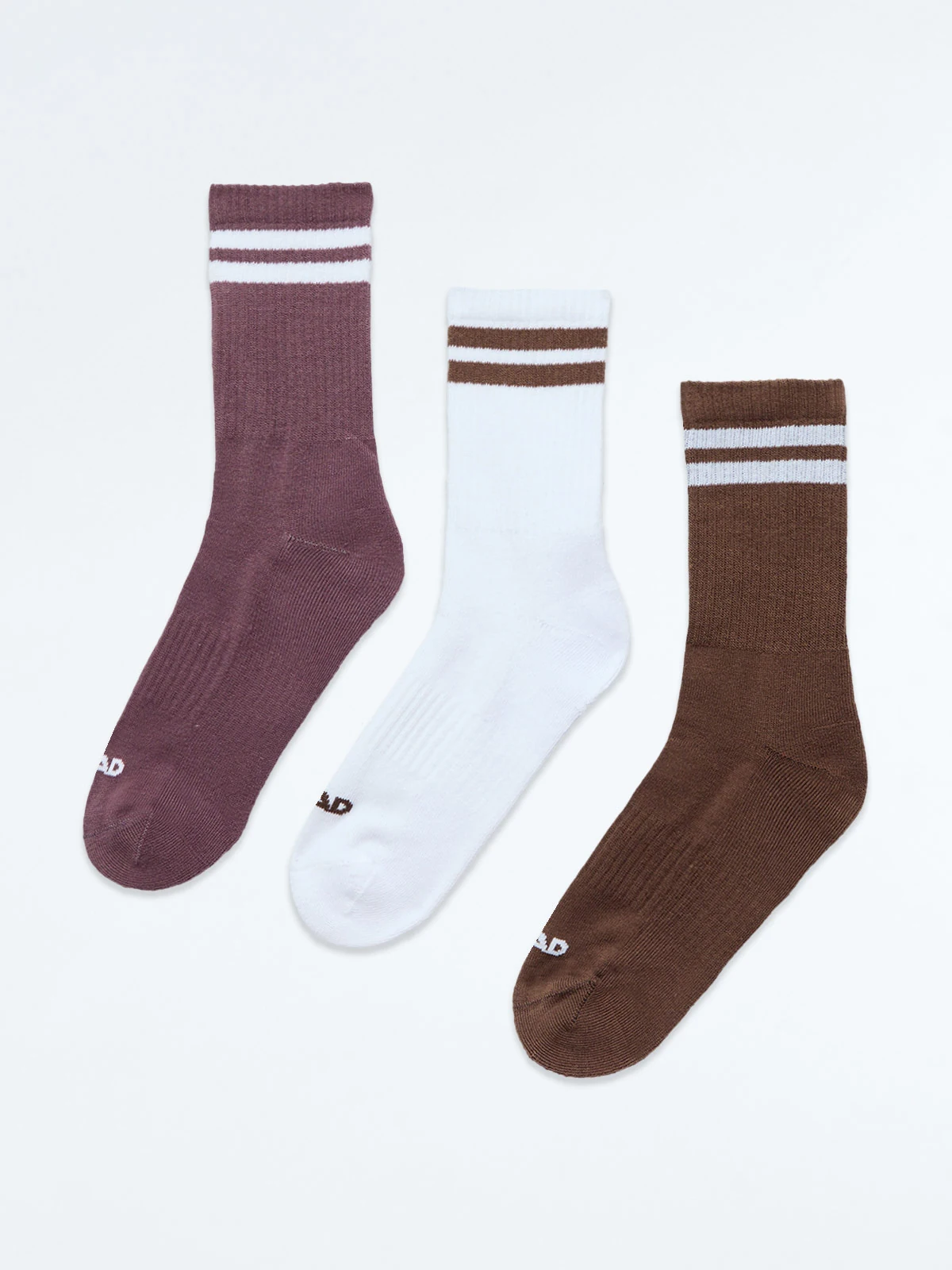 PACK X3 MEDIAS HOMBRE HEAD MULTICOLOR STRIPE CREW - 2