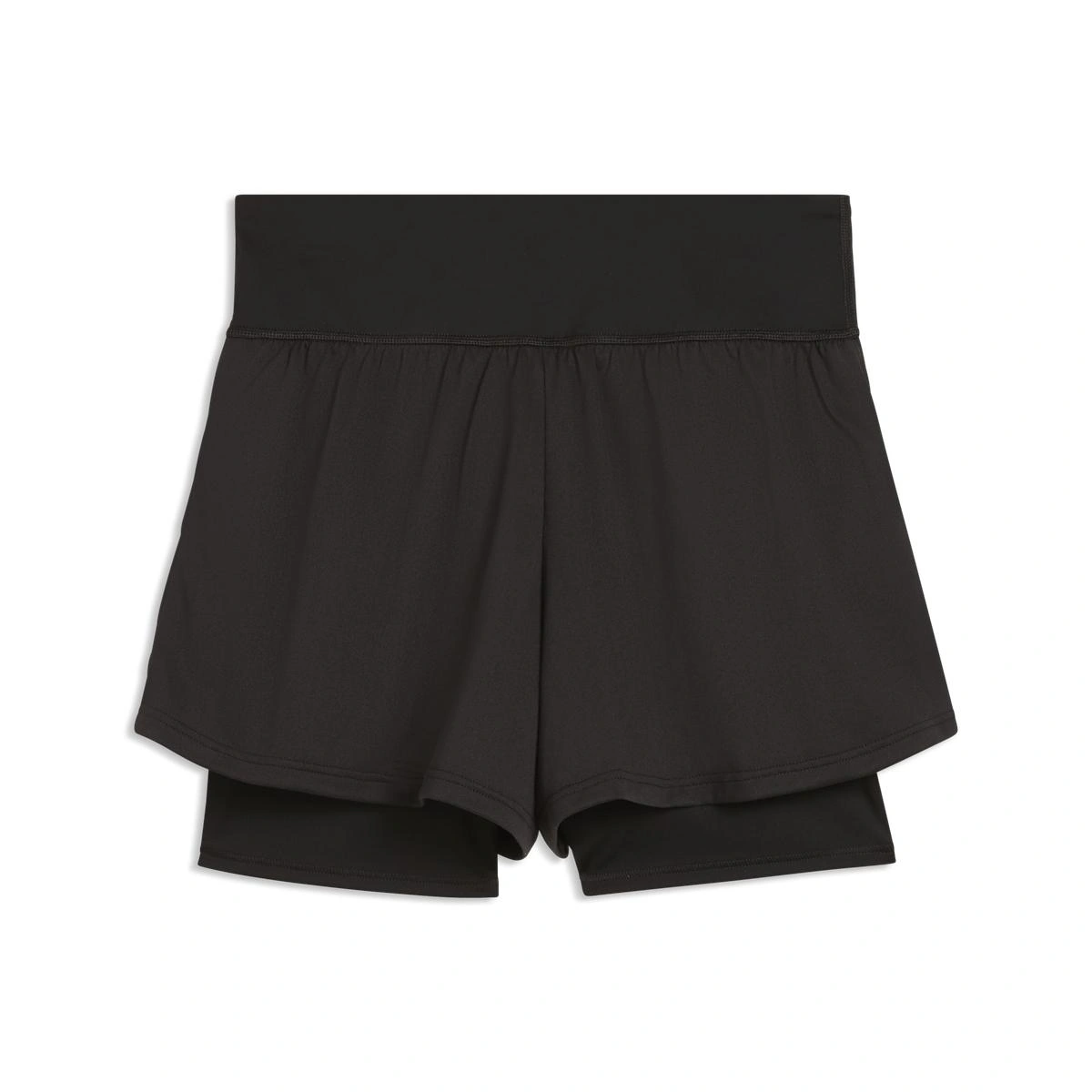 SHORT MUJER PUMA SHAPE FLOWY NEGRO - 2