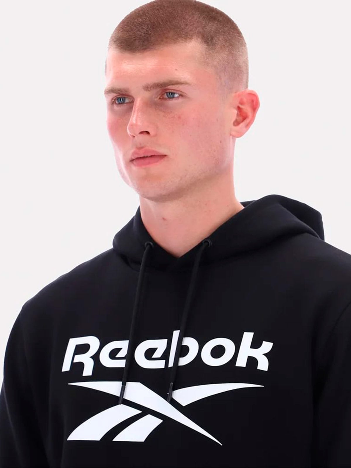 POLERA HOMBRE REEBOK VICTOR BIG LOGO PULLOVER HOODY - 4