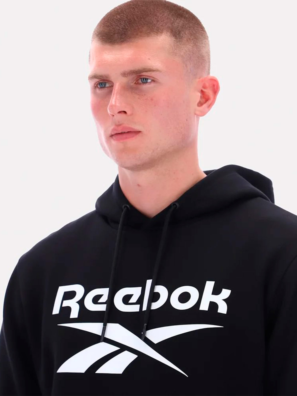 POLERA HOMBRE REEBOK VICTOR BIG LOGO PULLOVER HOODY - 4