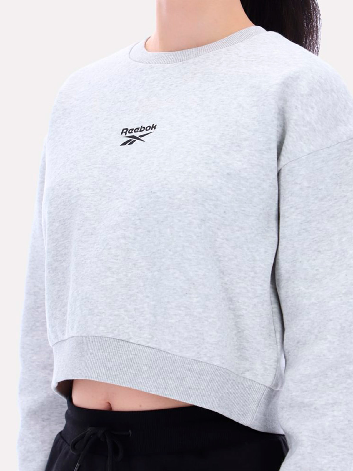 POLERA MUJER REEBOK HAZEL CROPPED SWEATSHIRT - 5