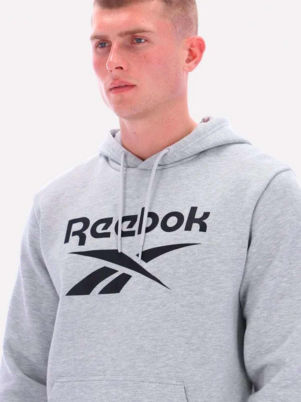 POLERA HOMBRE REEBOK VICTOR BIG LOGO PULLOVER HOODY - 4