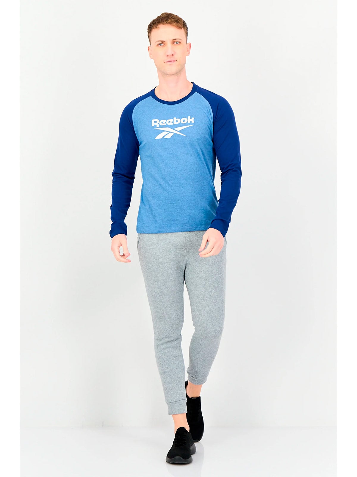 POLO HOMBRE REEBOK RANGLAN CHEST - 4
