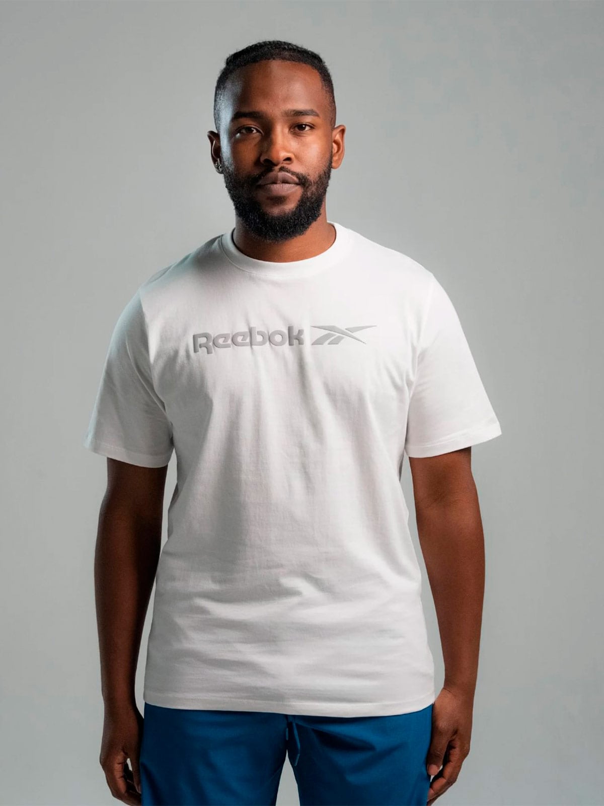 POLO HOMBRE REEBOK BIG LONG LOGO - 1