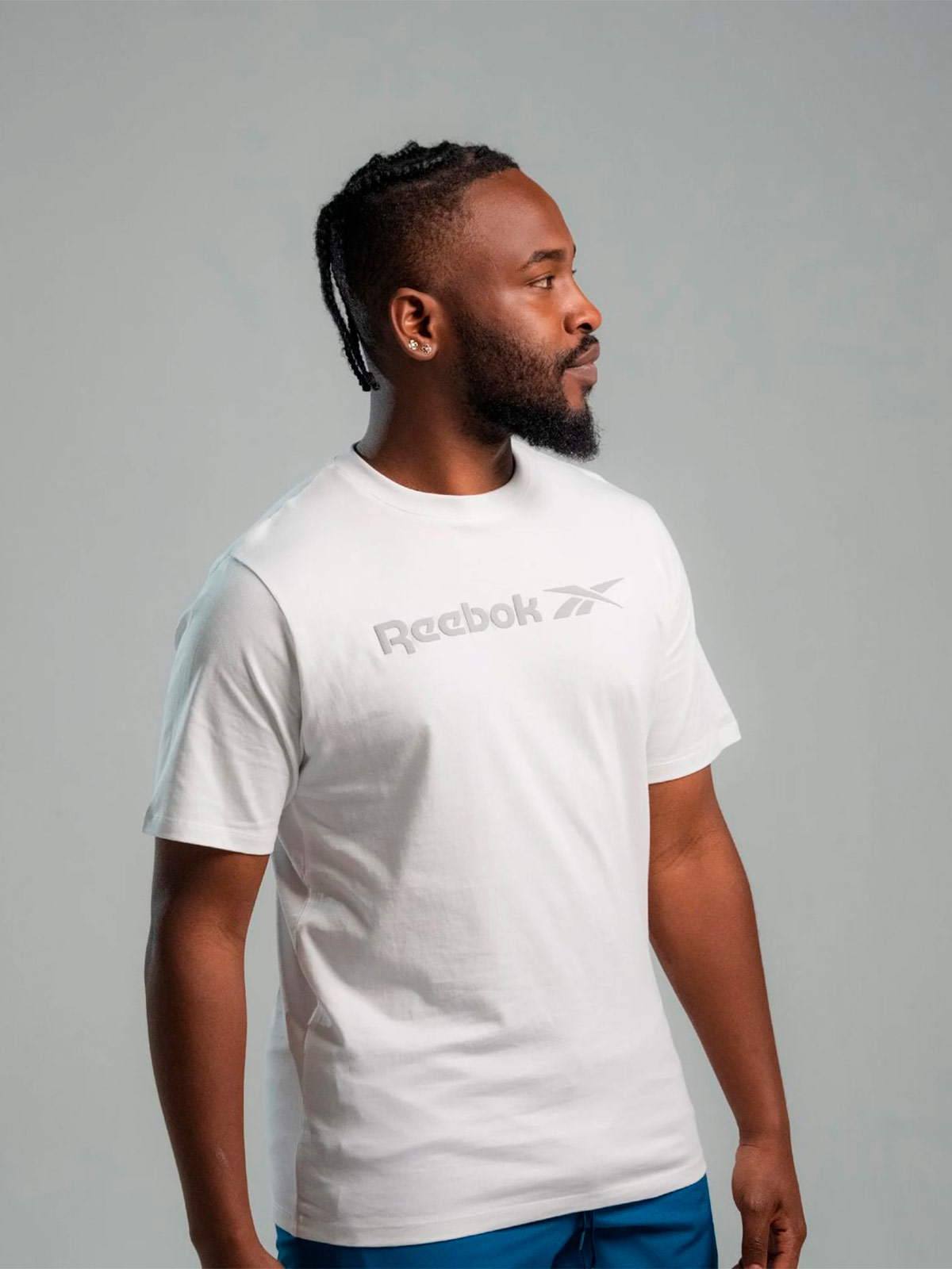POLO HOMBRE REEBOK BIG LONG LOGO - 5