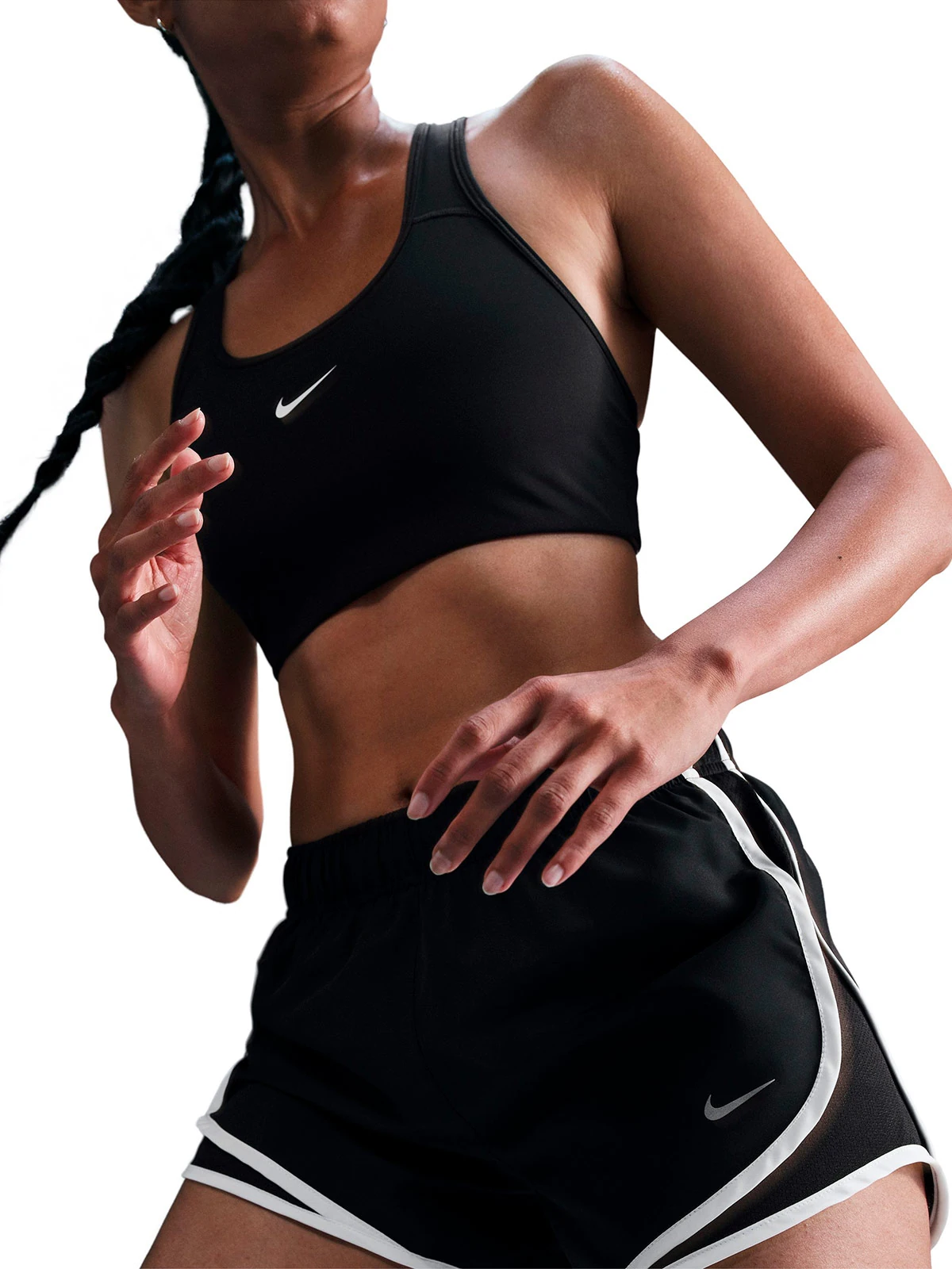 SHORT MUJER NIKE NEGRO TEMPO - 2