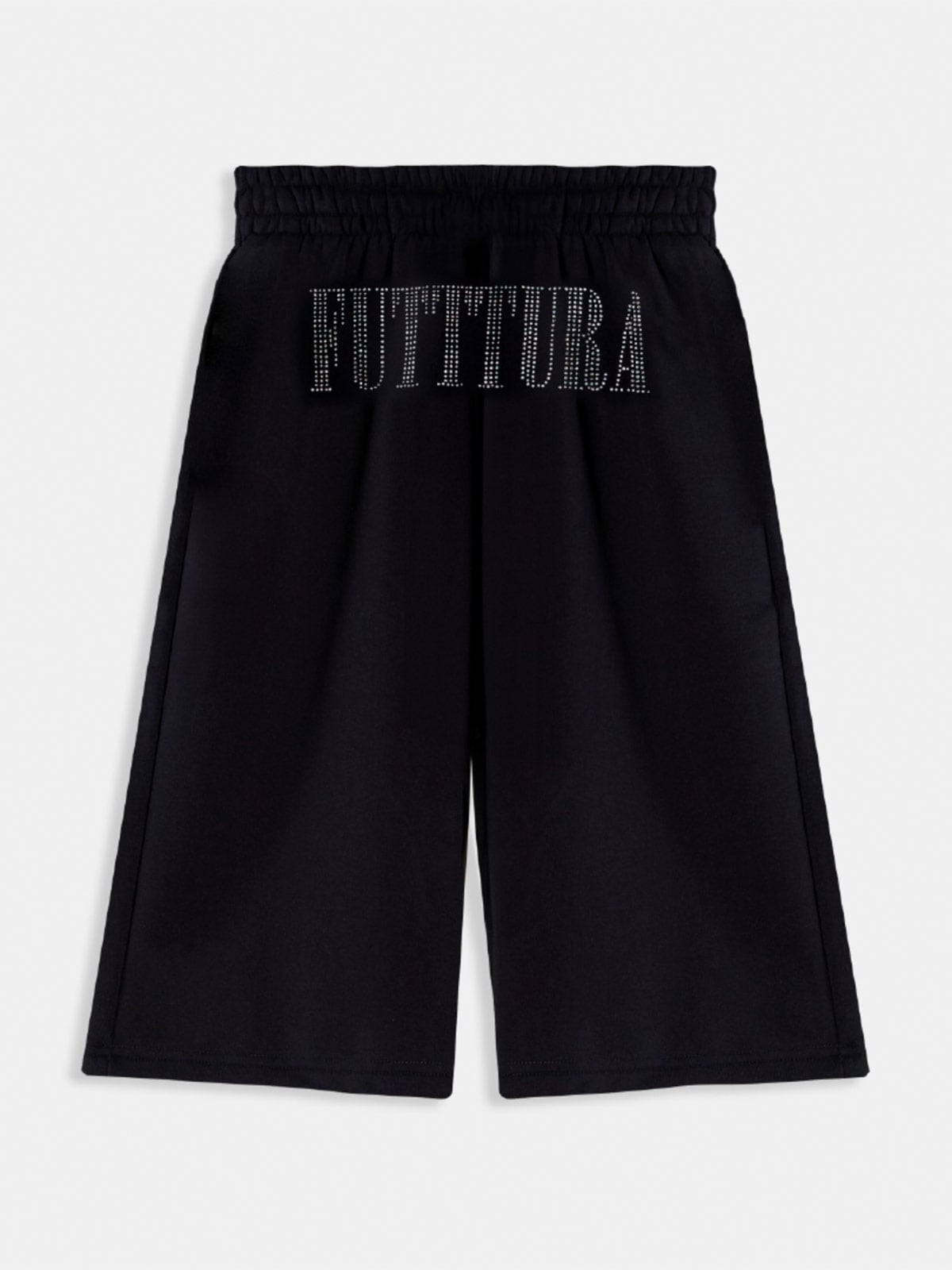 SHORT TINI UA NEGRO TERRY - 2
