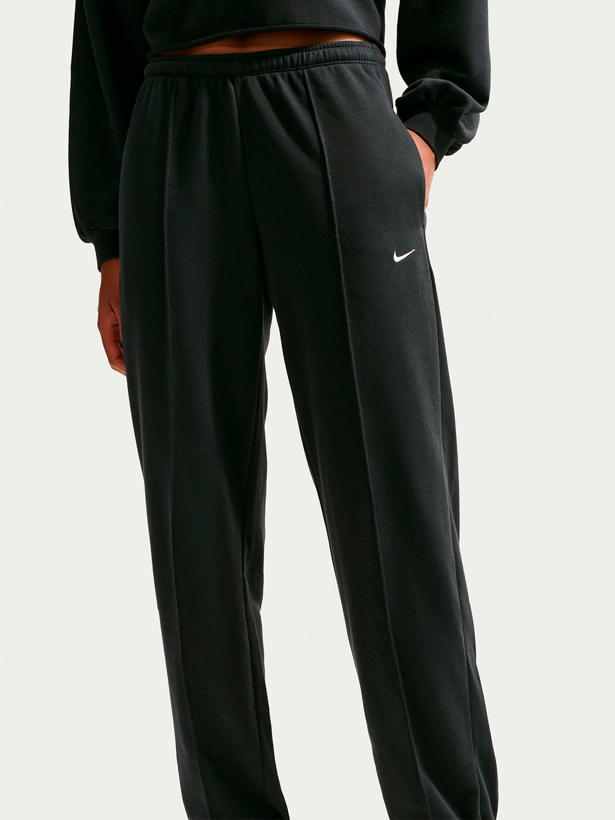 PANTALÓN BUZO MUJER NIKE NEGRO JOGGER - 2