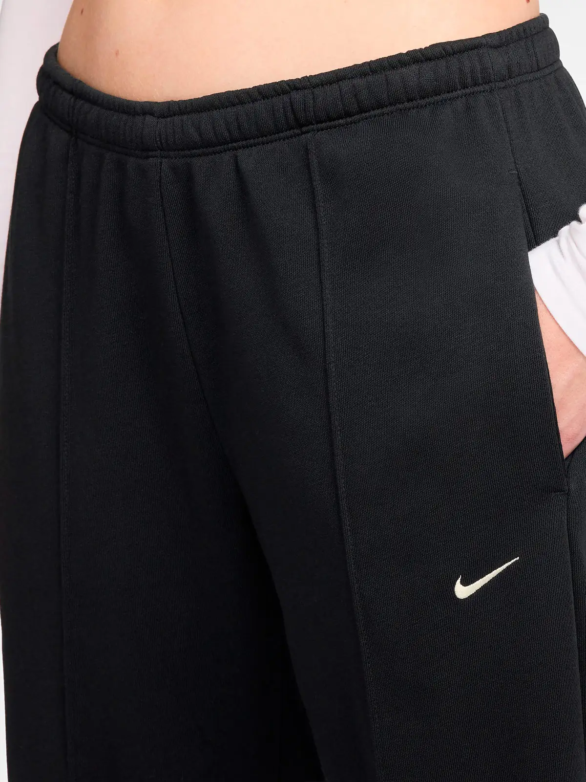 PANTALÓN BUZO MUJER NIKE NEGRO JOGGER - 4