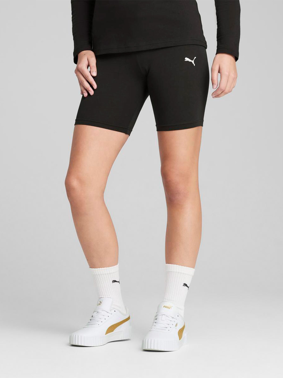LEGGINGS CORTAS MUJER PUMA NEGRO ESS 7" - 3