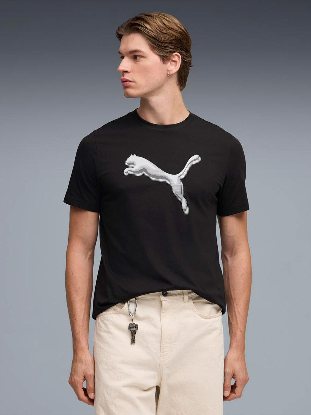 POLO HOMBRE PUMA NEGRO CAT LOGO - 3