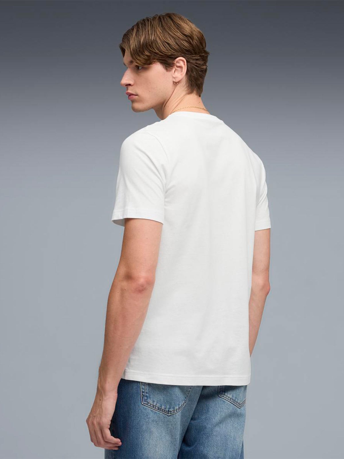 POLO HOMBRE PUMA BLANCO CAT LOGO - 4