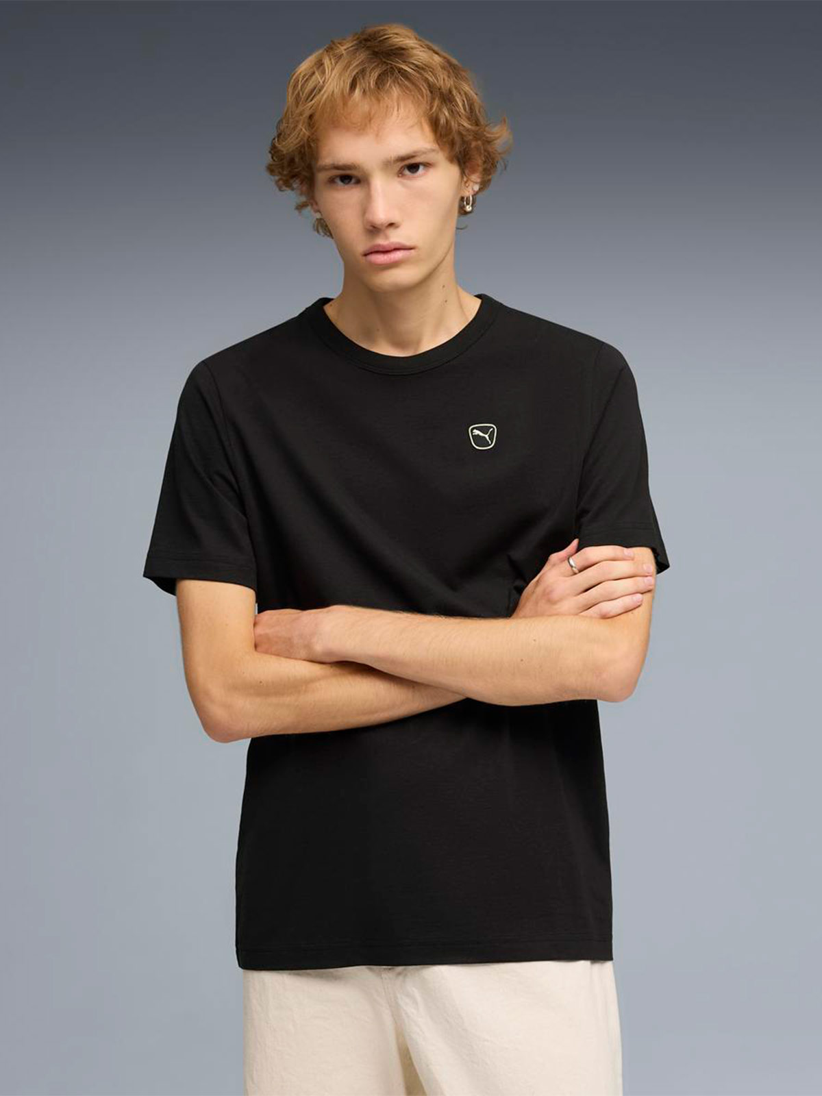 POLO HOMBRE PUMA NEGRO ESS ELEVATED - 3
