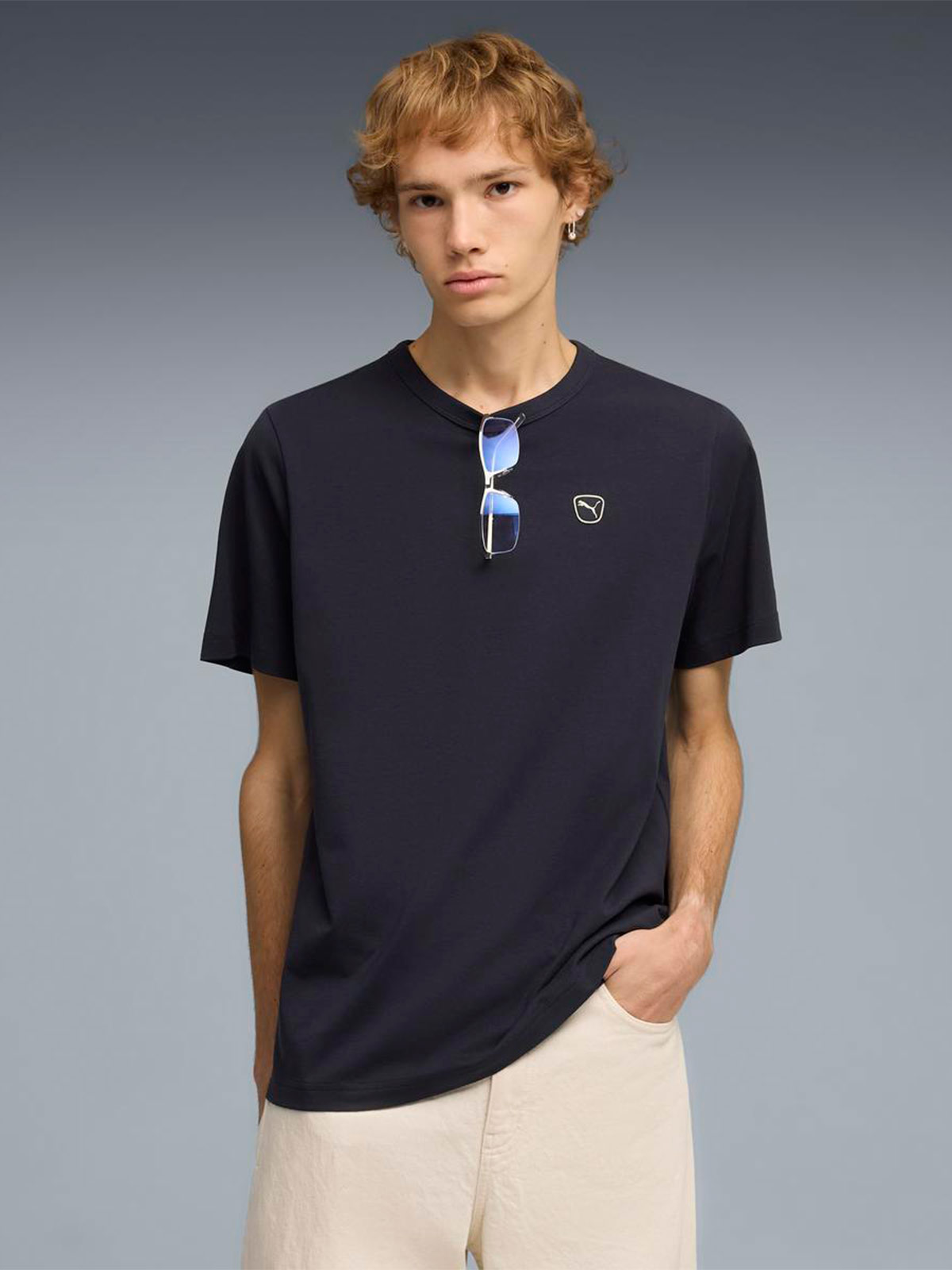 POLO HOMBRE PUMA AZUL ESS ELEVATED - 3