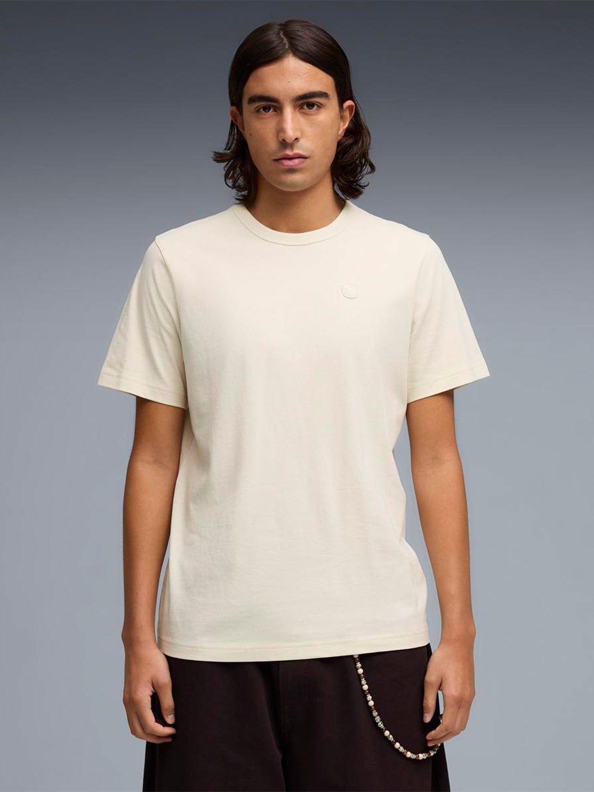 POLO HOMBRE PUMA BEIGE ESS ELEVATED - 3