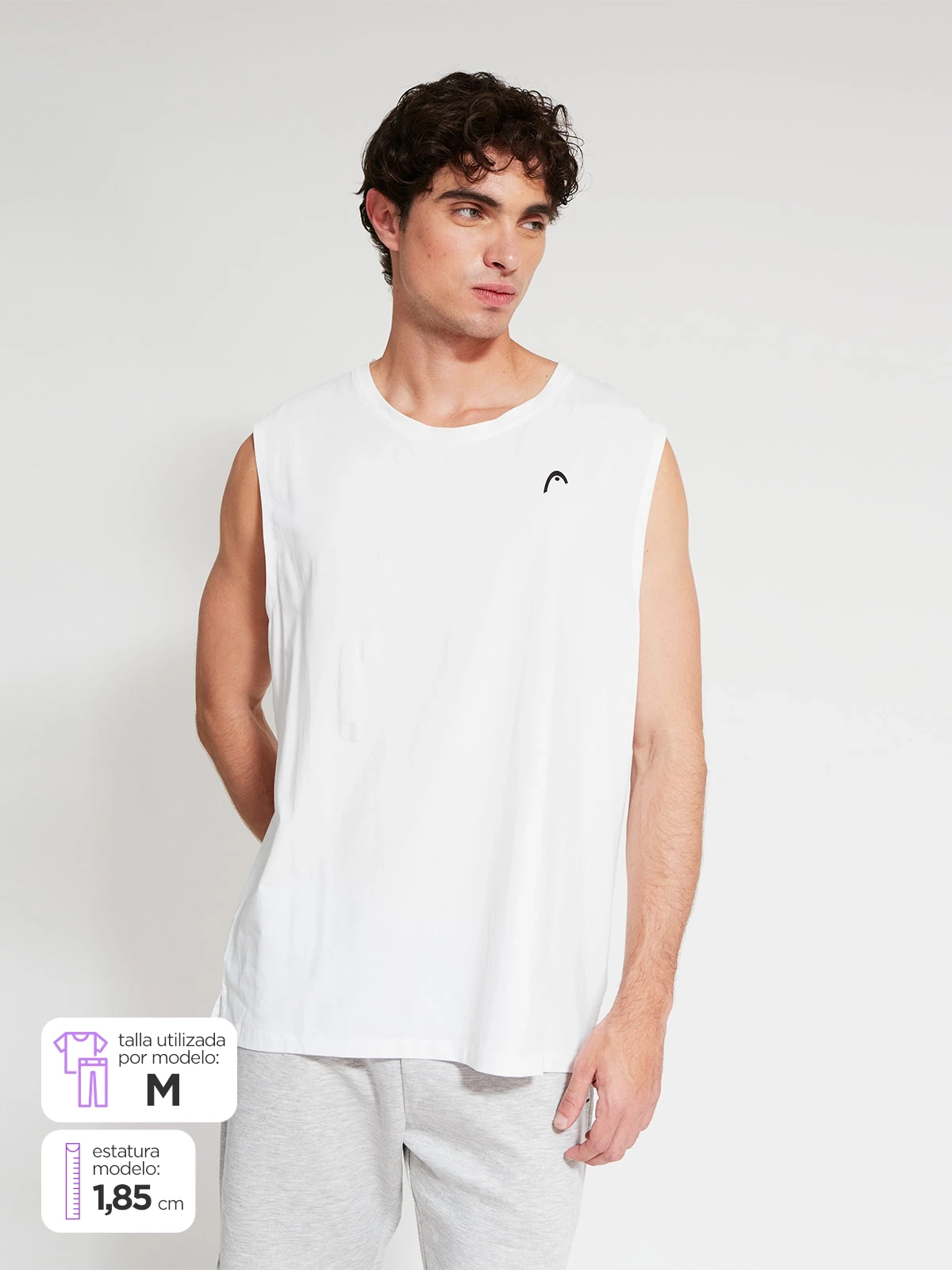 POLO SIN MANGAS HOMBRE HEAD - 1