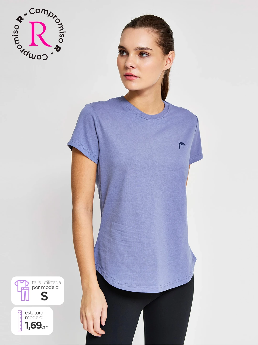 POLERA MUJER HEAD LOGUITO - 1