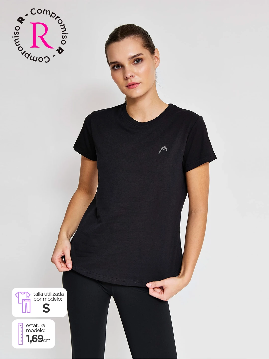 POLERA MUJER HEAD LOGUITO - 1