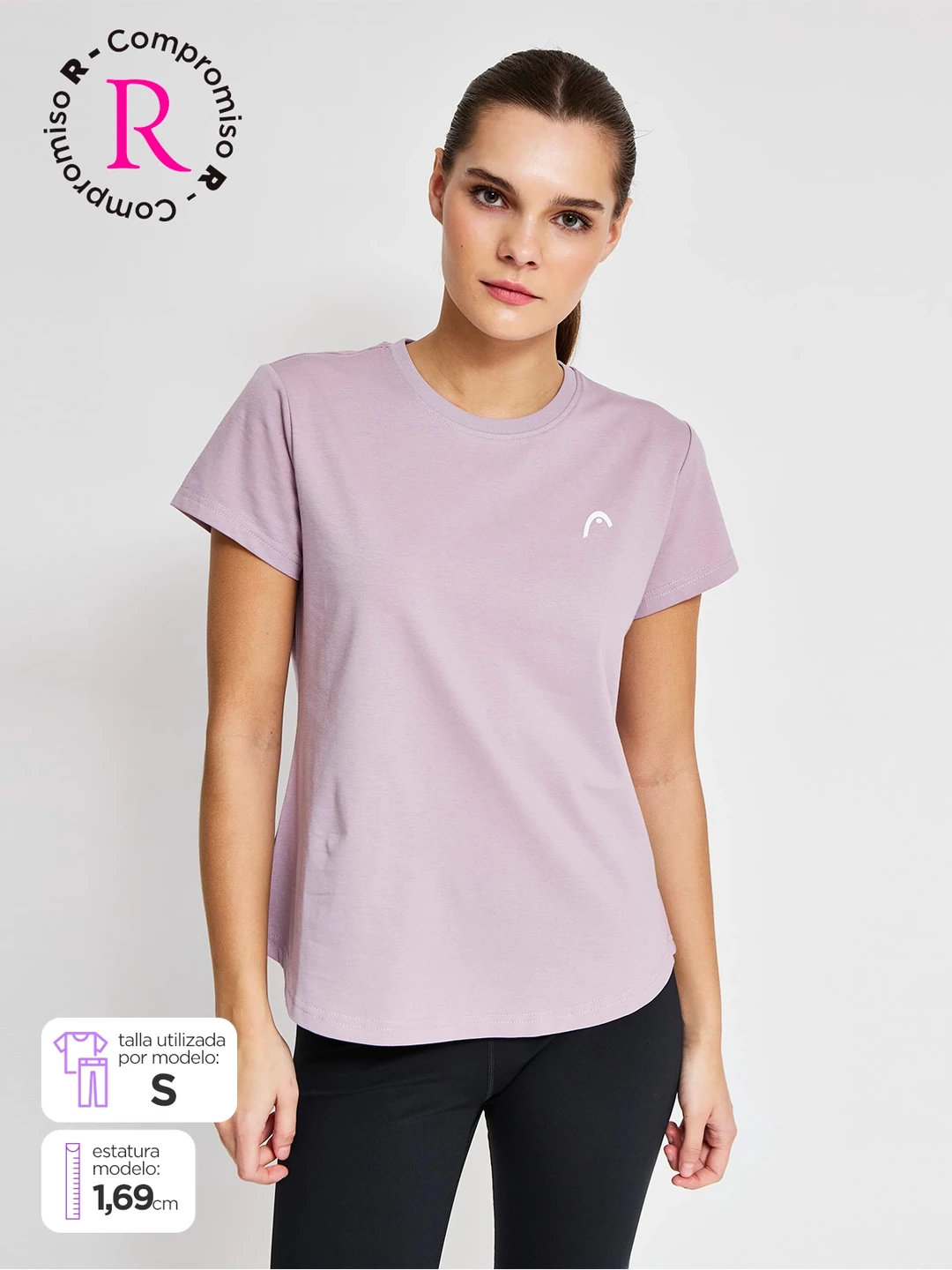 POLERA MUJER HEAD LOGUITO - 1