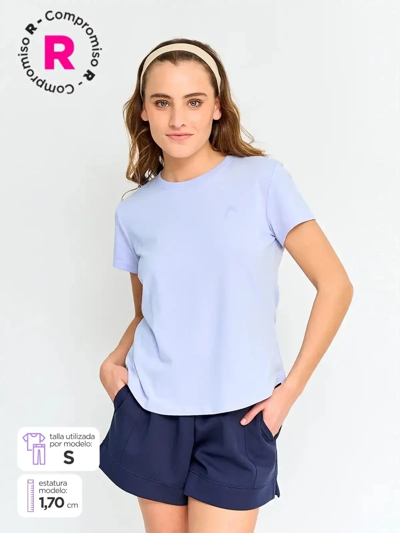 POLERA MUJER HEAD LOGUITO - 1