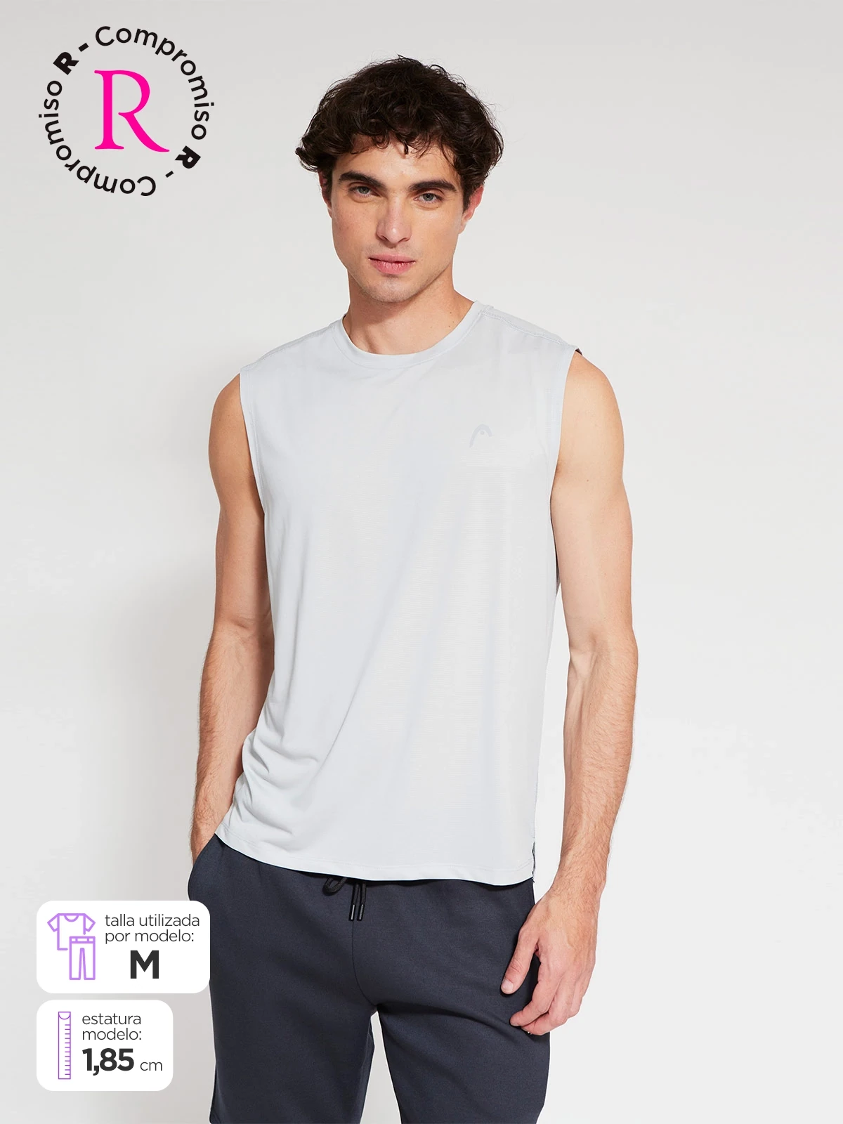 POLO SIN MANGAS HOMBRE HEAD - 1