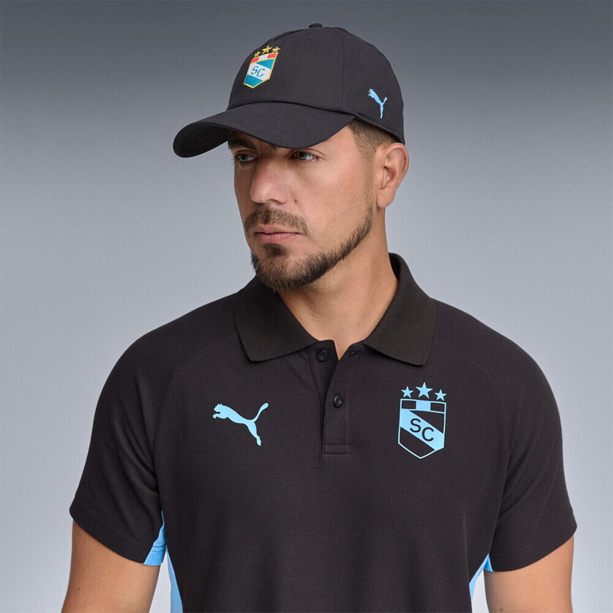 GORRA UNISEX PUMA NEGRO SPORTING CRISTAL - 2