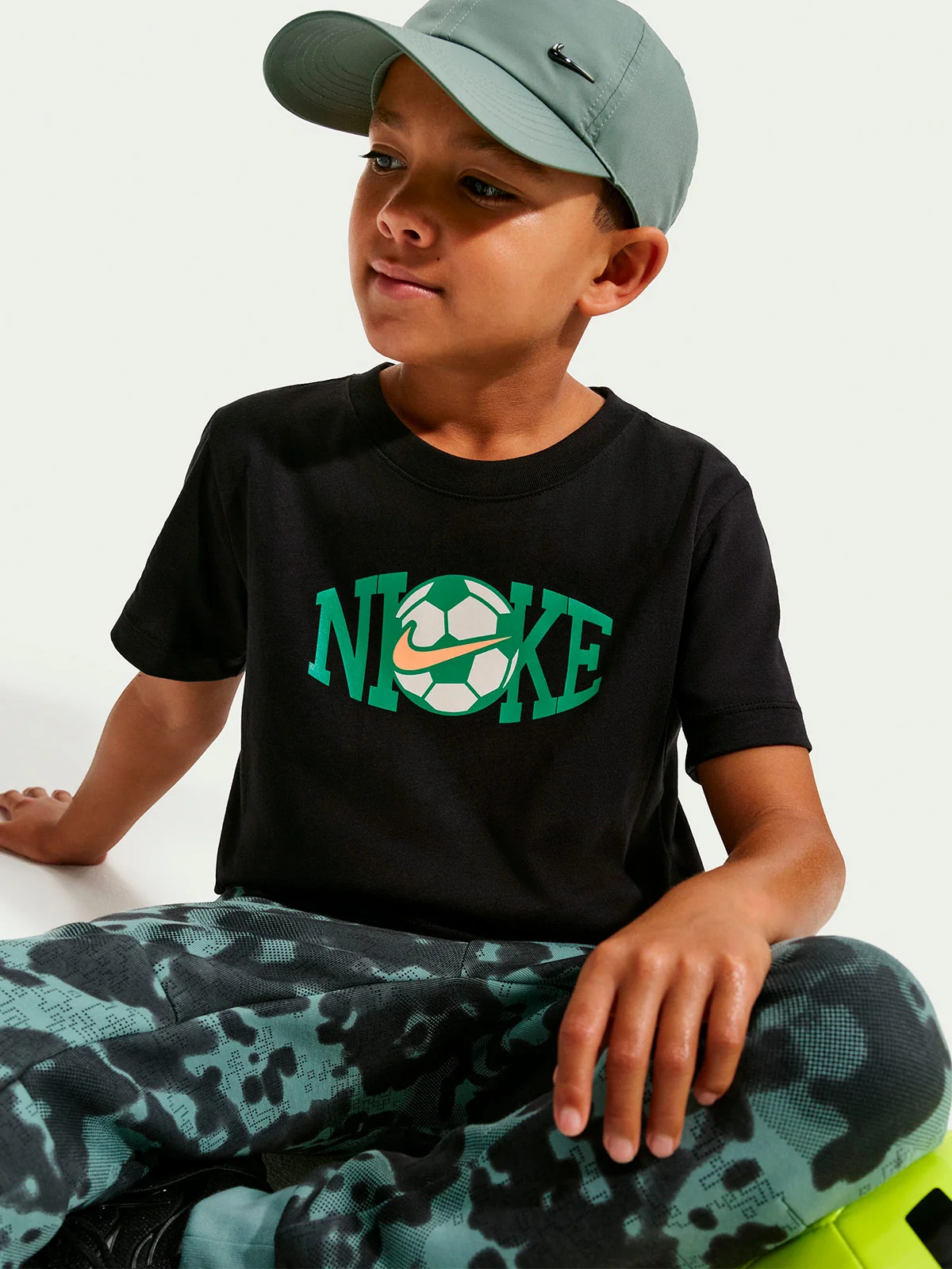POLO NIÑO NIKE NEGRO - 1