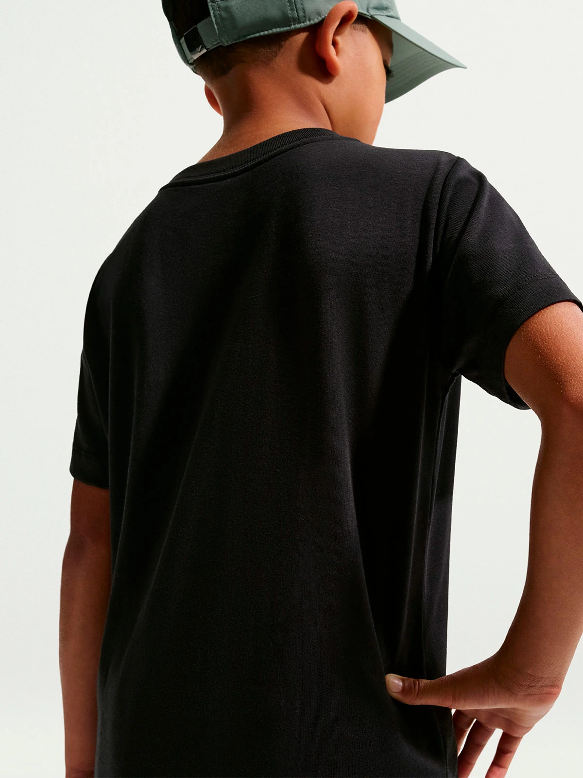 POLO NIÑO NIKE NEGRO - 3