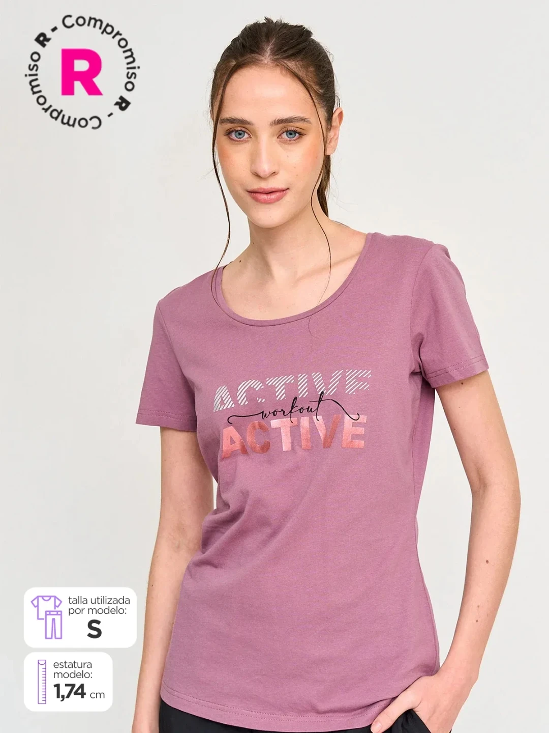 POLO MANGA CORTA MUJER REVUP NAVID - 1