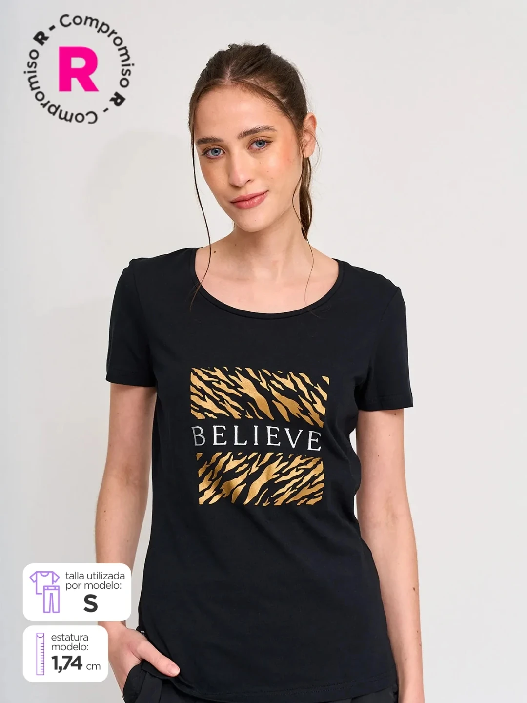 POLO MANGA CORTA MUJER REVUP NAVID - 1