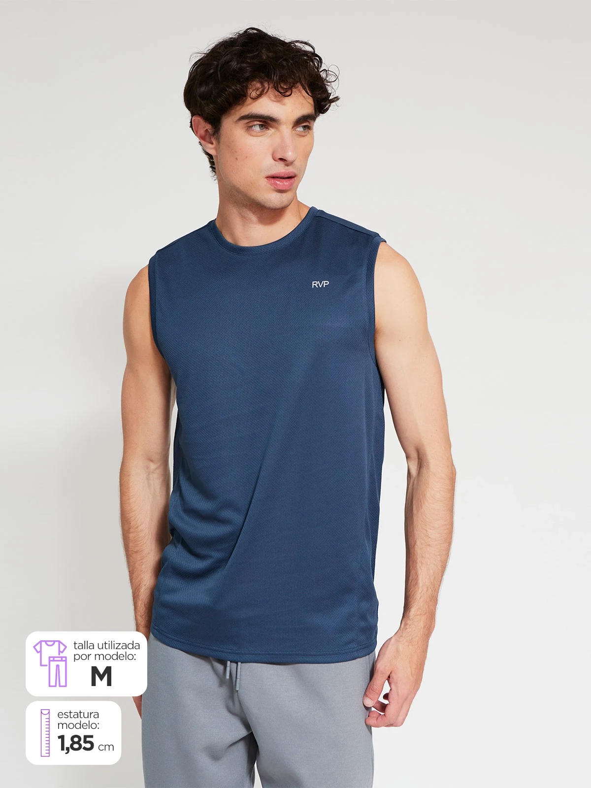 POLO SIN MANGAS HOMBRE REVUP - 1